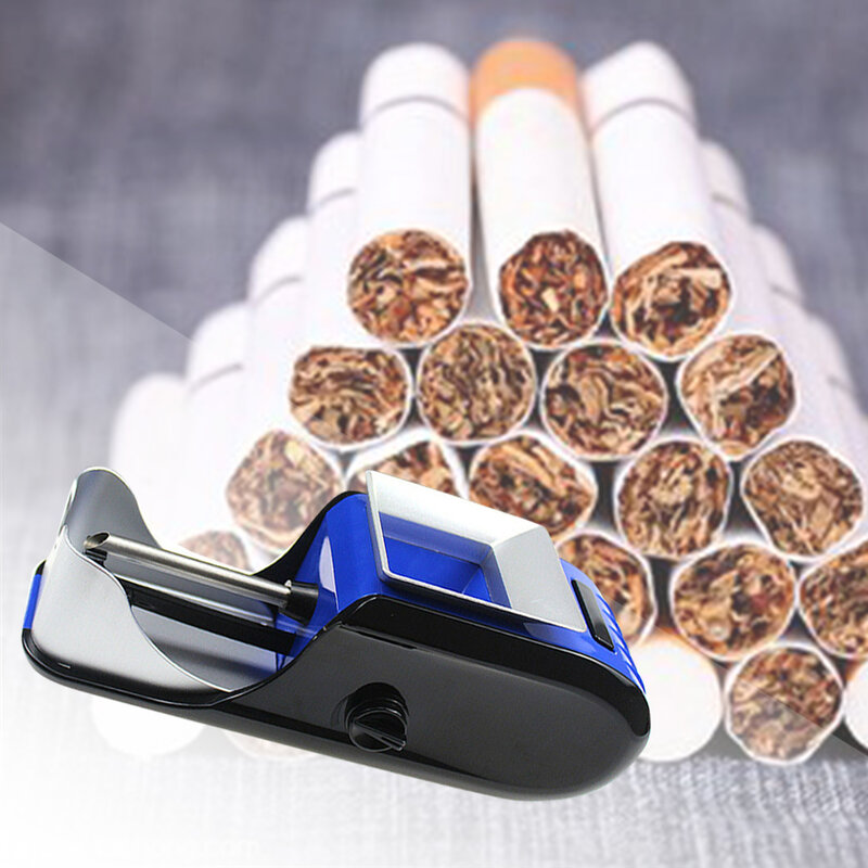 เครื่องรีดบุหรี่ไฟฟ้าอัตโนมัติขนาดเล็กลูกกลิ้งหัวฉีดยาสูบทำปลั๊กแบบ US