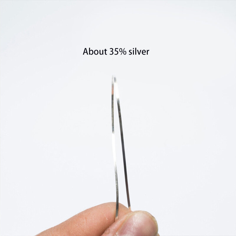 1.8-2.1ft Silver Welding Rod Solder Wire Low Melting Point Great Weldability Corrosion Resistance High Thermal Soldering Tools