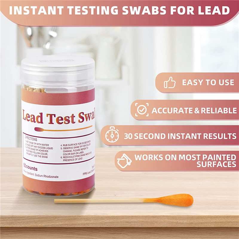 Lead Test Kit Swabs - Lead Paint Test Kit, Lead Check Swab for Home Use, Test Results in (30PCS)