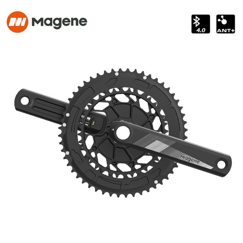 Magene-P325 CS Bike Power Meter Crank, Pedal Dual-Side, Balance Road Mountain Bicycle, Ultegra Crankset, Carretel Direito Crankset, 170mm