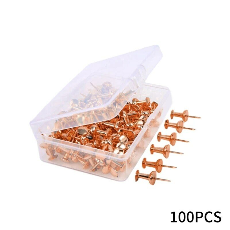 50/100Pieces Metal Pushpins I-shape Map Pins for Cork Board, Sewing Pins for Fabric Clothing DIY Sewing Crafts