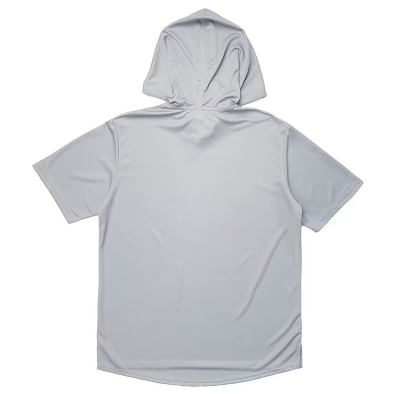 Oversized poliéster com capuz t-shirt, solto com capuz t-shirt, moda confortável, marca Hoodie, novo, regular