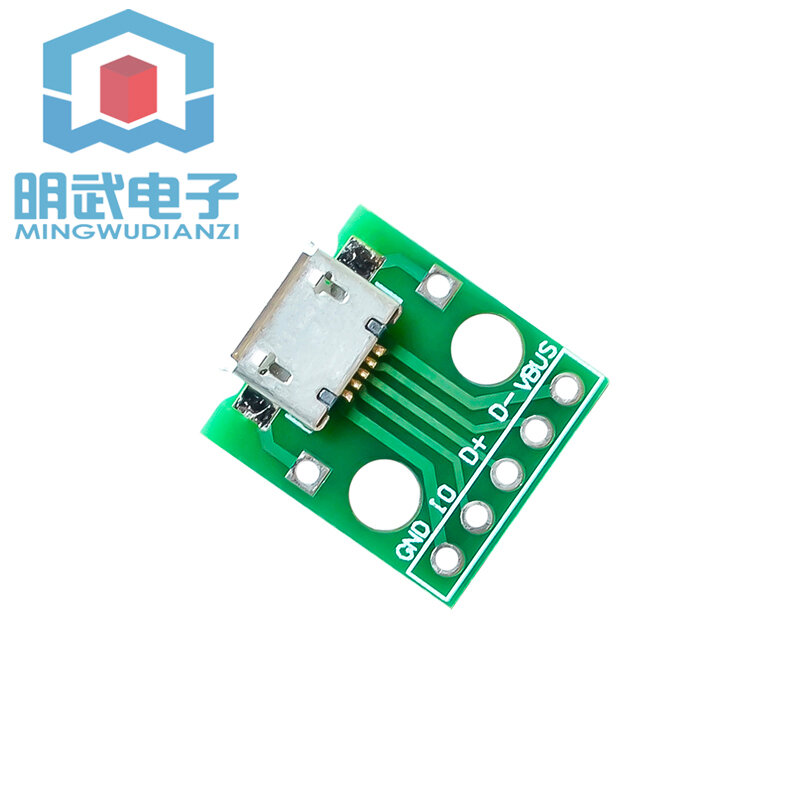 USB To 2.0 Female Seat Head Male MICRO Direct Plug Adapter Board Has Welded Mobile Phone Power Supply Data Cable Module