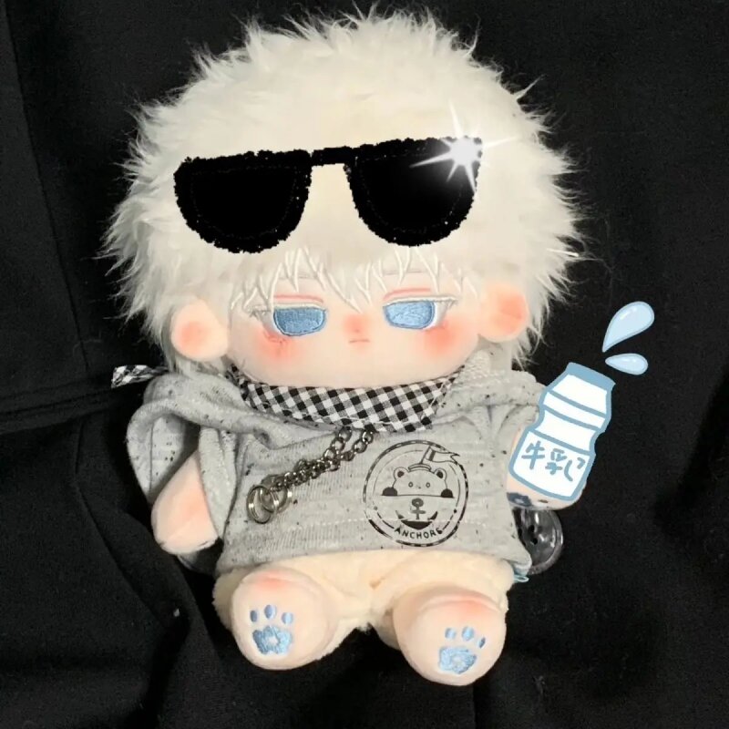 애니메이션 게임 주술 가이센 고조 사토루 봉제 인형 장난감, 누드 인형, 봉제 코스프레 5931, 어린이 선물, 20cm