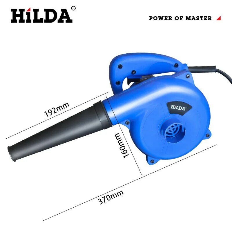 Ventilador de ar elétrico Hilda, limpador de pó, 1000W