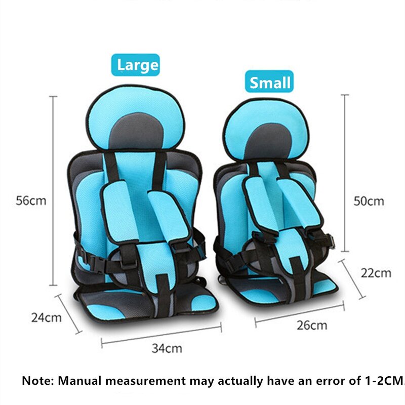 แผ่นรองนั่งสำหรับเด็กทารก10สีสำหรับเด็กอายุ6เดือนถึง12ปีเสื่อรองเก้าอี้แบบหนาระบายอากาศได้ดีแบบพกพา