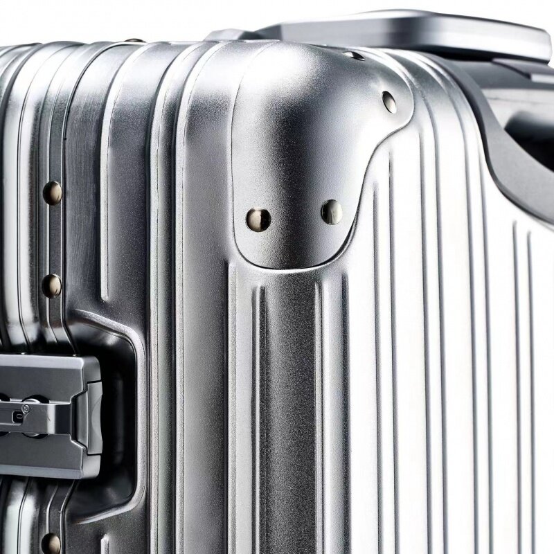 Valigia da viaggio da 20 pollici in lega di alluminio e magnesio con ruote valigia Trolley di spedizione gratuita bagaglio a mano di grandi dimensioni di alta qualità