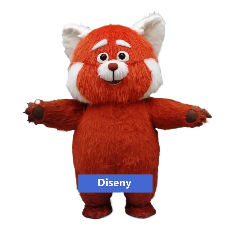 Cosplay Disney 200cm Pixar czerwienieje nadmuchiwany niedźwiedź kostium maskotka kostium reklamowy przebranie imprezowy karnawał zwierząt
