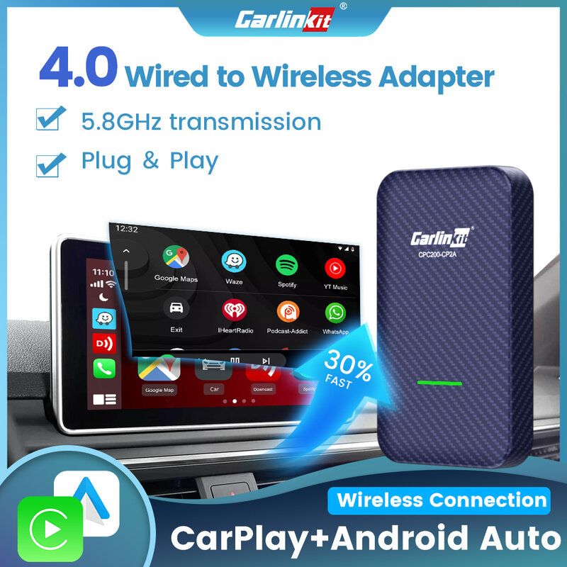Carlinkit Wireless Carplay Android Auto Dongle For BMW Audi Mercedes Volkswagen Hyundai Toyota Volvo Lexus Car Accessories