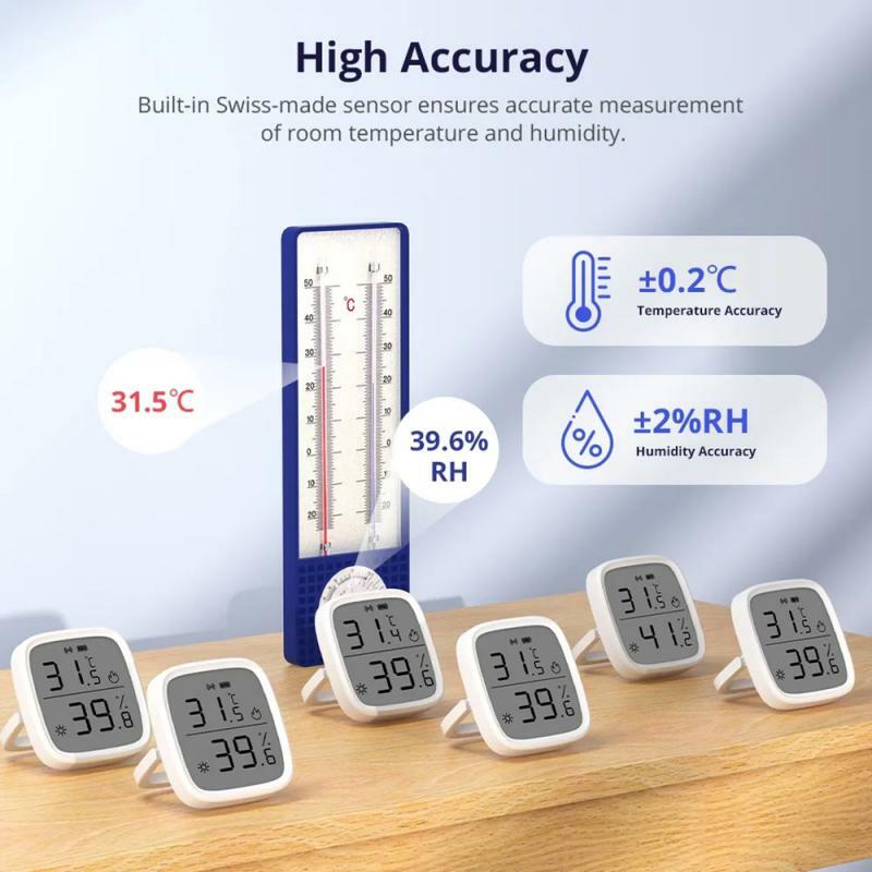Zigbee温度湿度湿度センサー,3ピース,リモコン,ディスコアプリケーションとデータストレージを備えたリモート温度センサー