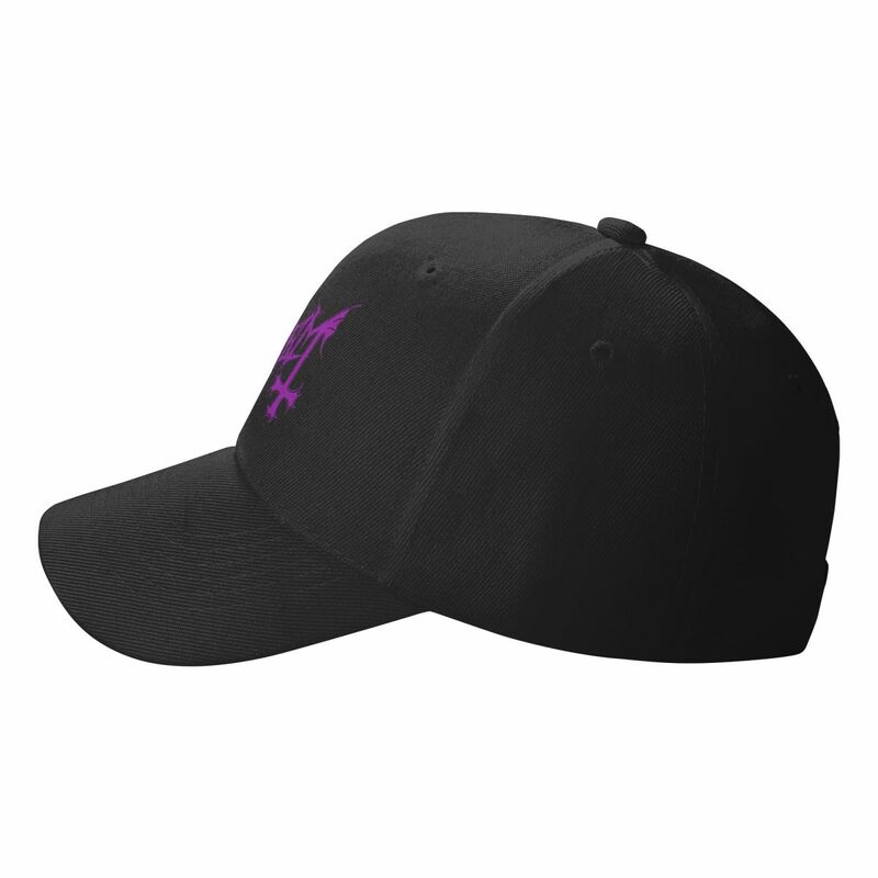Mayhem-logotipo da banda (edição roxa) boné de beisebol vintage designer chapéu masculino