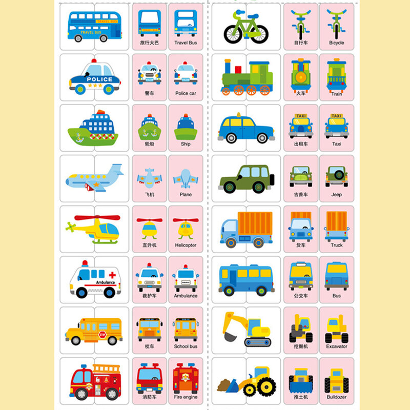 Детская развивающая игрушка, животное, фрукты, графика, соответствующая Когнитивная карта, Детская развивающая Двусторонняя головоломка, игрушки в подарок