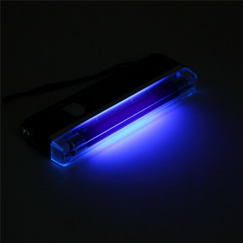 Handheld Uv Black Light Ultraviolet Lamp With Torch Portable Money Detector 2In1