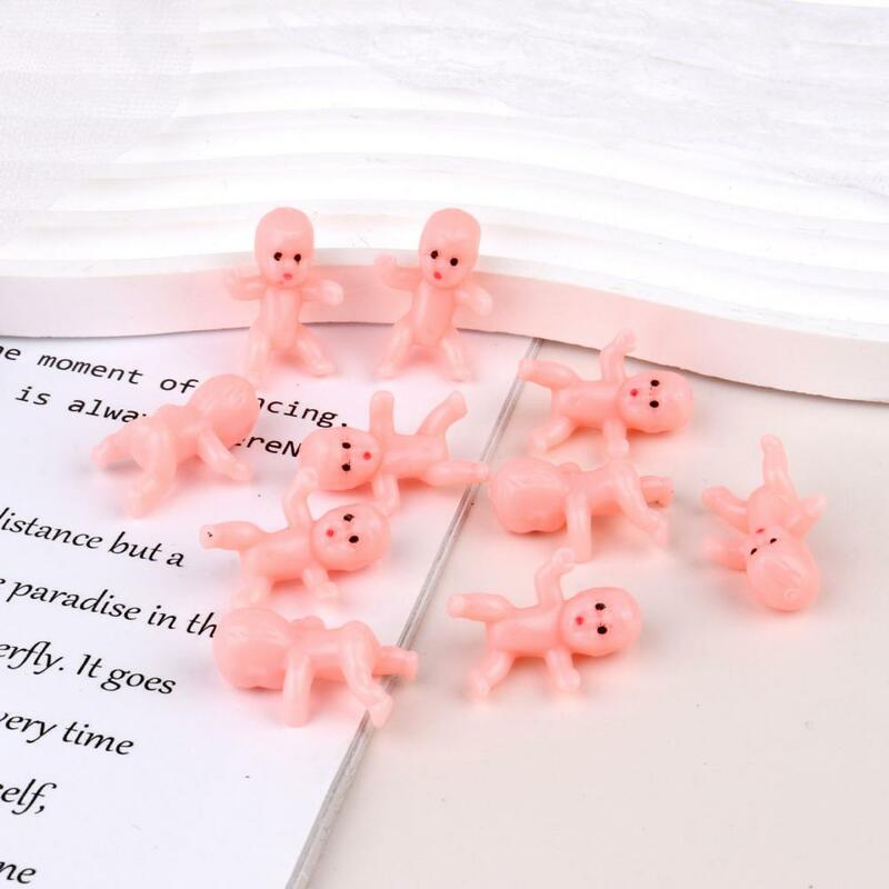 Baby Shower Game Supplies 10 Pcs Reusable Baby Figurine Ornaments for Baby Shower Gift Party Decoration Mini Plastic Pvc Babies