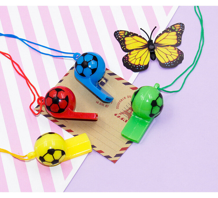 Mini sifflet de pom-pom girl en plastique pour enfant, accessoire multifonction avec UL, idéal comme cadeau pour le football et le rugby, 1 pièce, offre spéciale