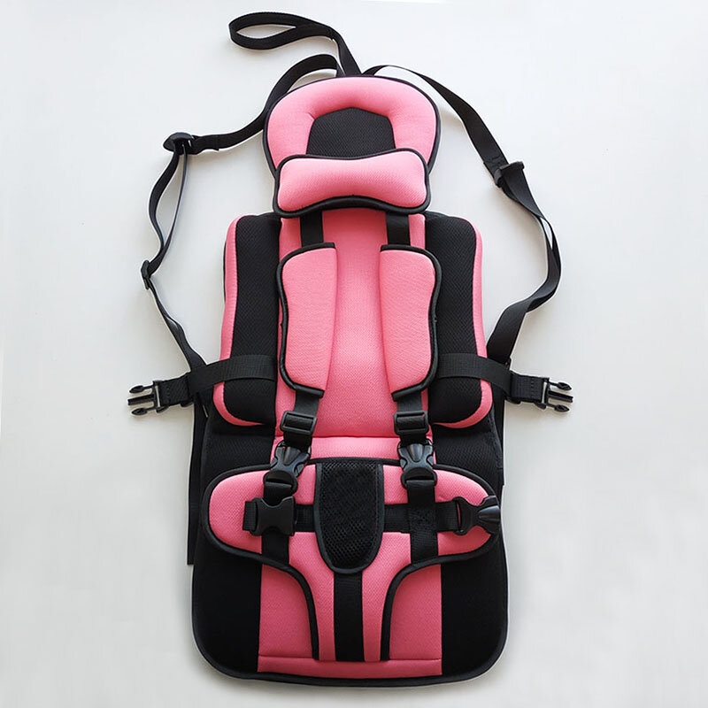 Cojín de asiento de viaje con cinturón de seguridad para maleta, silla de cena, carrito de bebé, marquesina plegable, accesorios para bebé