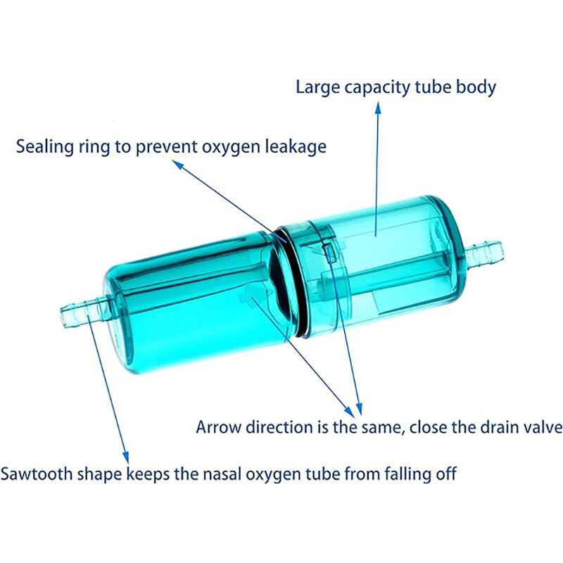 Tubo de succión de Nariz de hidrógeno de cánula de oxígeno traqueal, nebulizador de máquina de inhalación de hidrógeno, tubo Nasal, Rhume Nasal
