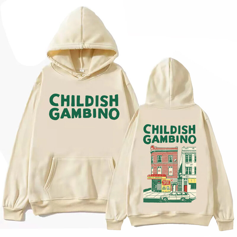 Sweat à capuche Childish Gamb37, pull Hip Hop Harajuku, sweat-shirt de musique populaire, cadeau GérGift