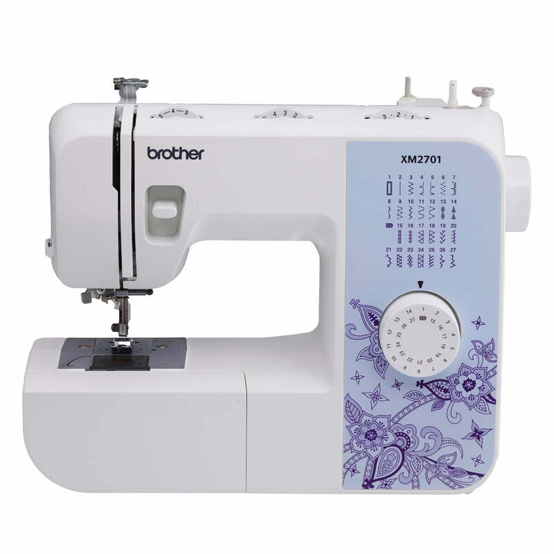 Brother-máquina de coser portátil XM2701, mecánica, con 27 puntadas