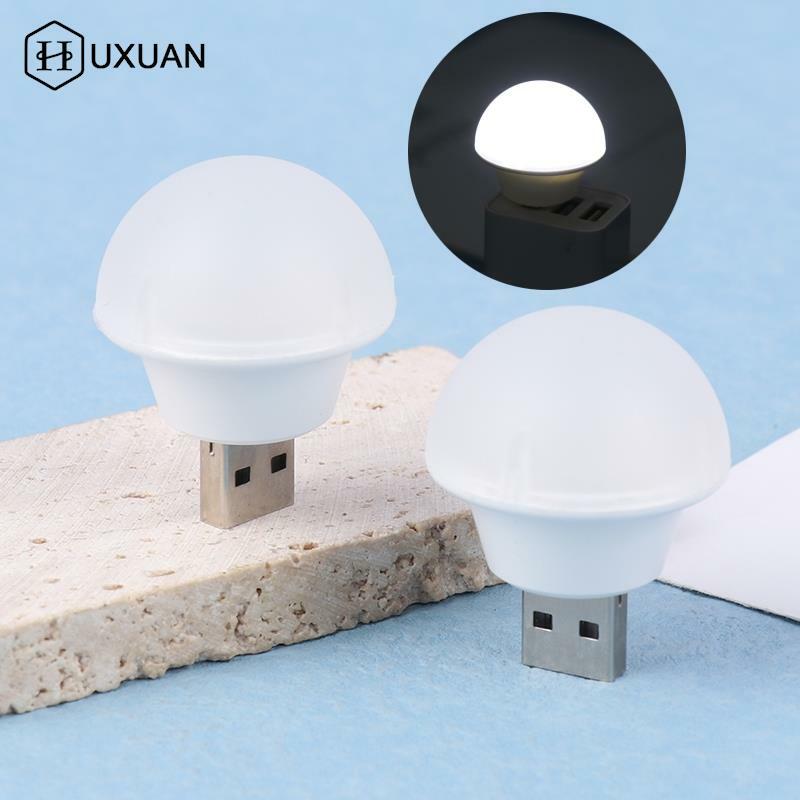 USB Nachtlicht Mini LED Nachtlicht USB-Stecker Lampe Power Bank Aufladen USB-Buch Lichter kleine runde Lesung Augenschutz lampen