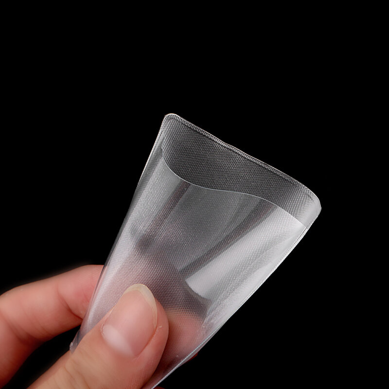 20 piezas rectangular plástico transparente, trabajo, tarjetero protector para funda