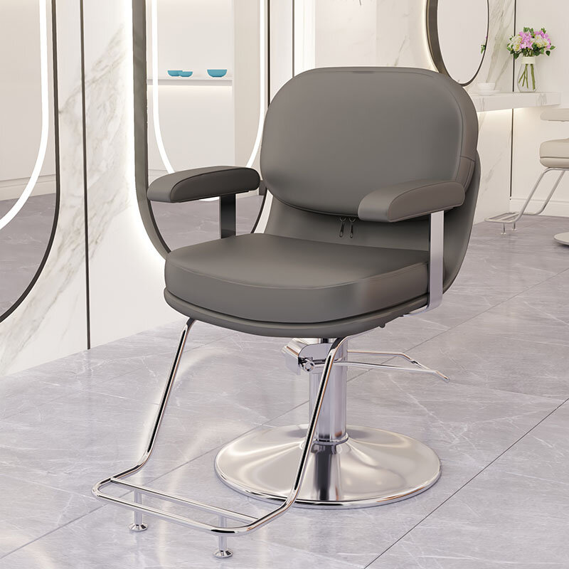 Cadeiras De Barbeiro Cosméticos Para Cabeleireiro, Banquinho De Cabeleireiro, Manicure Beauty Chairs, Mobiliário Estético