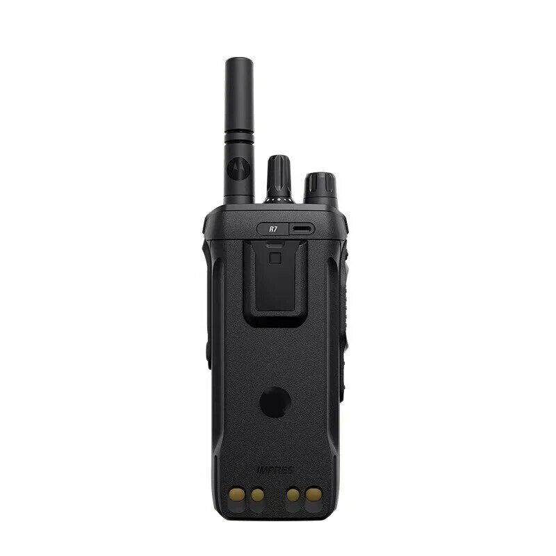 Radio pegangan R7 walkie talkie jarak jauh, radio ham dmr radio dua arah UHF VHF