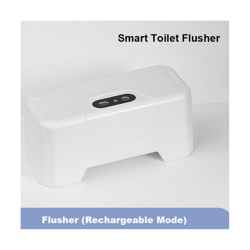Botão De Lavagem Automático Do Toalete, Sensor Inteligente Flusher, ExternalInfrared, Sensor De Lavagem Recarregável Inteligente Do Toalete