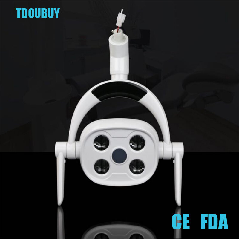 TDOUBUY Eight-level Adjustable Induction Dental Surgery Lamp For Tattoo Surgery Lamp Dental Chair Pet Surgery Lamp 12V-24V
