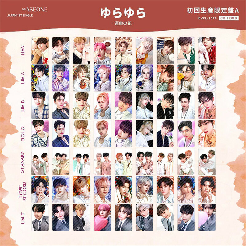 Kpop Photocard ZEROBASEONE Japan Album LOMO Card Photo Card ZB1 RICKY JIWOONG TAERAE MATTHEW YUJIN GYUVIN ZHANGHAO Gift