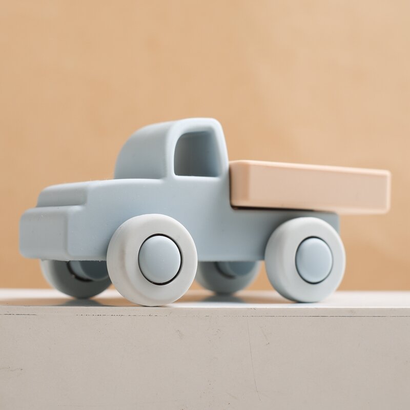 มอนเตสซอรี่ของเล่นรถซิลิโคนสำหรับเด็กของเล่นยางกัดฟันทารกแรกเกิด0 12เดือนของเล่นตัวต่อซิลิโคนของเล่นเพื่อการศึกษา