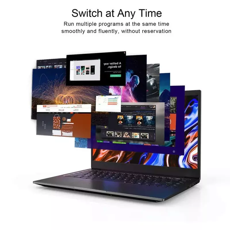 Laptop Gaming, notebook rumah PC komputer Netbook 16 inci Intel I7-1165G7 32GB RAM 2TB M.2 WiFi kamera ultra tipis Touchpad 2024