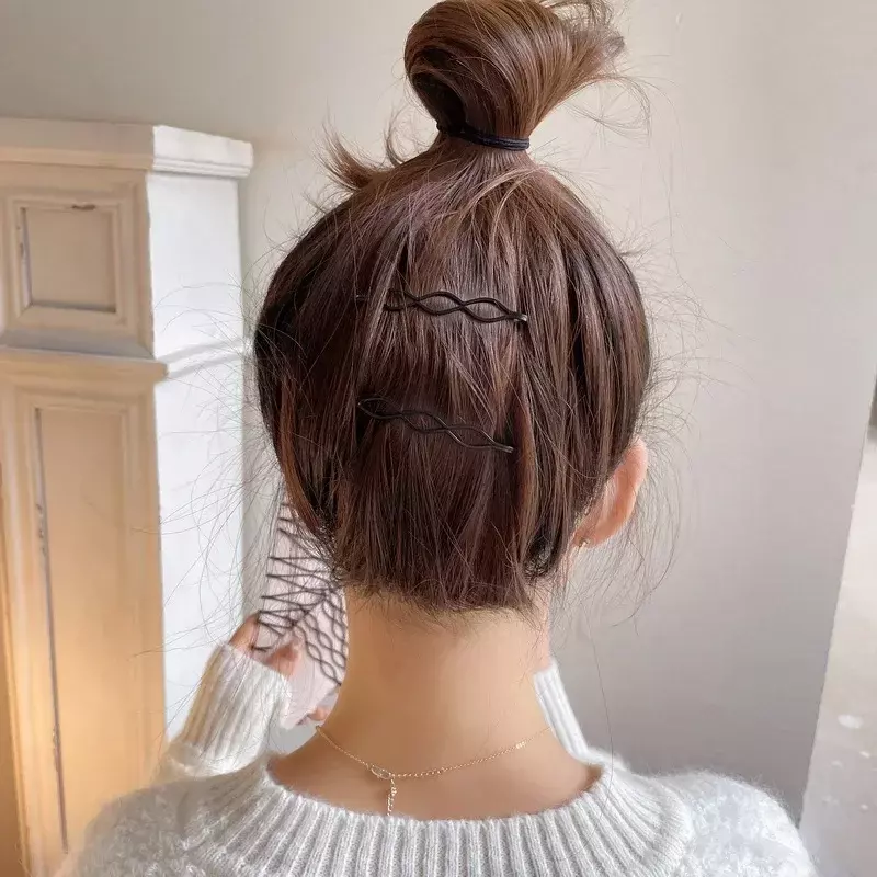 1/20pcs einfache schwarze Haarnadeln für Frauen Haars pangen Kopf bedeckungen Mädchen BB Clips Kopfschmuck Haars pangen koreanische Haars tyling Accessoires
