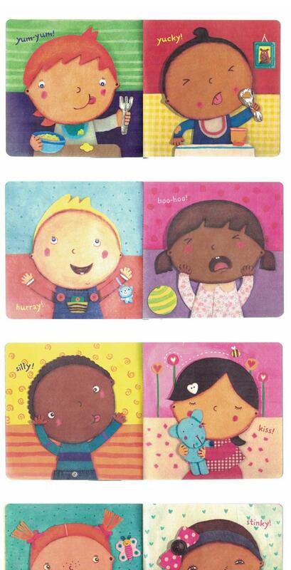 Indistruttibili Baby Faces, libri per bambini di età compresa tra 1 2 3, libro illustrato inglese 9780761168812