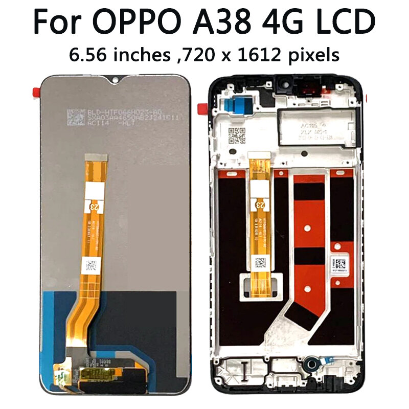 6.56 "Origineel Voor Oppo A38 Lcd-Display Touchscreen Digitizer Assemblage Voor Oppo A38 4G Cph2579 Display Vervangende Reparatieonderdelen