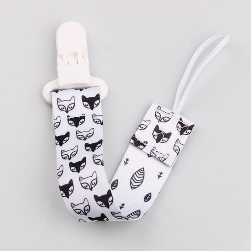 Baby Pacifier Clip Cartoon Pattern Pacifier Strap with Fun& Attractive Design DropShipping