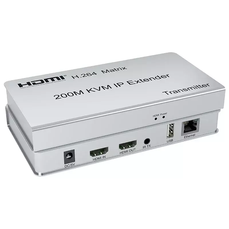 200m IP HDMI KVM Extender Network Matrix Via Rj45 Cat6 Ethernet Cable Multi To Multi Transmitter Receiver for PS4 PC TV Monitor