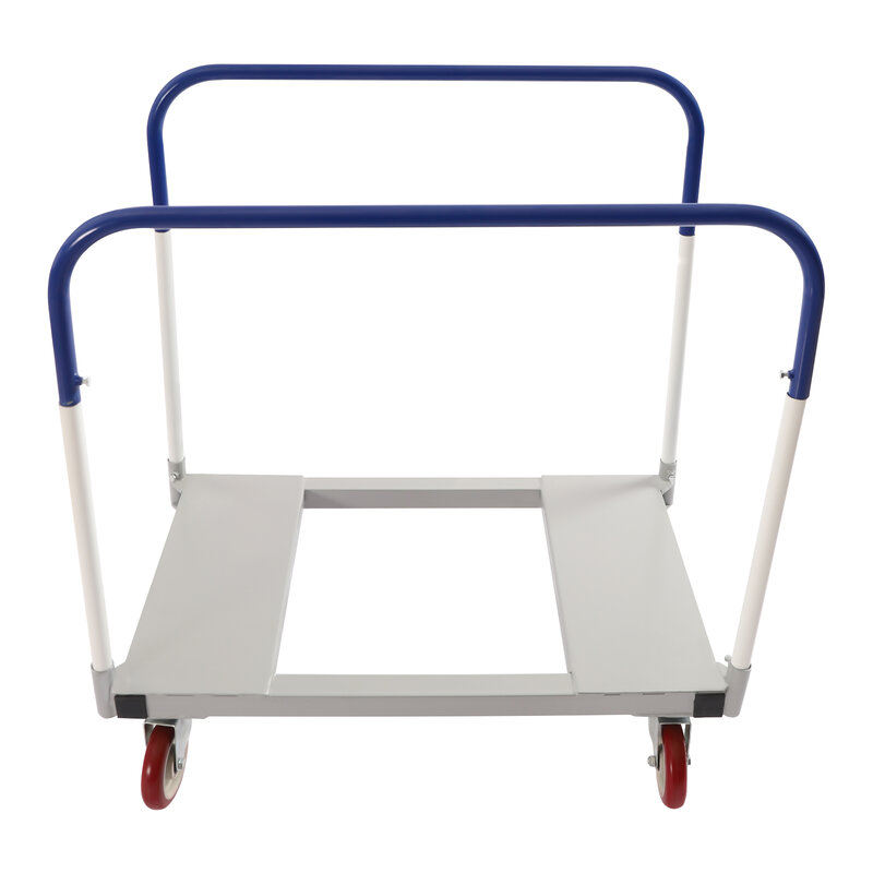 1000lbs Panel Truck Cart Free-Standing with Support Brackets 4 Swivel Wheels Low Noise
