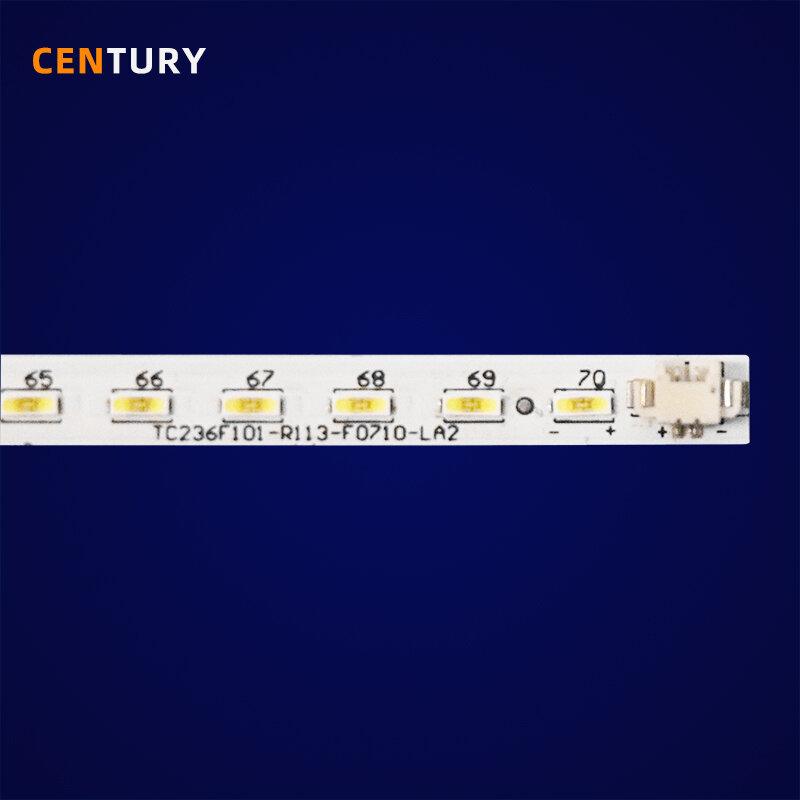5kit LED Backlight strip TC236F101-R113-F0710-LA2 para POLAROID TC236BJ11 , P24LED13 70led 539mm