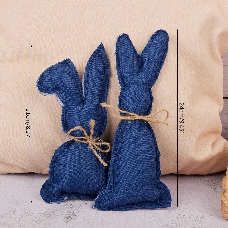 L5YF wielkanocne pluszowy króliczek na ozdoby dla lalek akcesoria drobne zaopatrzenie firm dla dorosłych