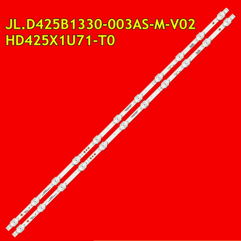 Bande de rétroéclairage LED TV pour HZ43E3D 43A7100F 43A52E 43A59E VIDUTO 43V3F JL.D425B1330-003AS-M-V02 HD425X1U71-T0