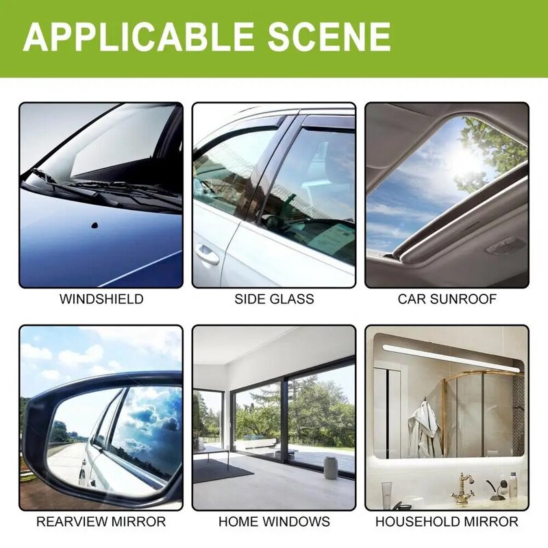 Limpeza profunda anti-risco carro janela óleo filme removedor suprimentos automotivos