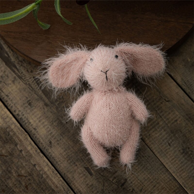 Новорожденный ручной работы милые животные кукла кролик фотография кролик реквизит для маленьких девочек реквизит для студийной