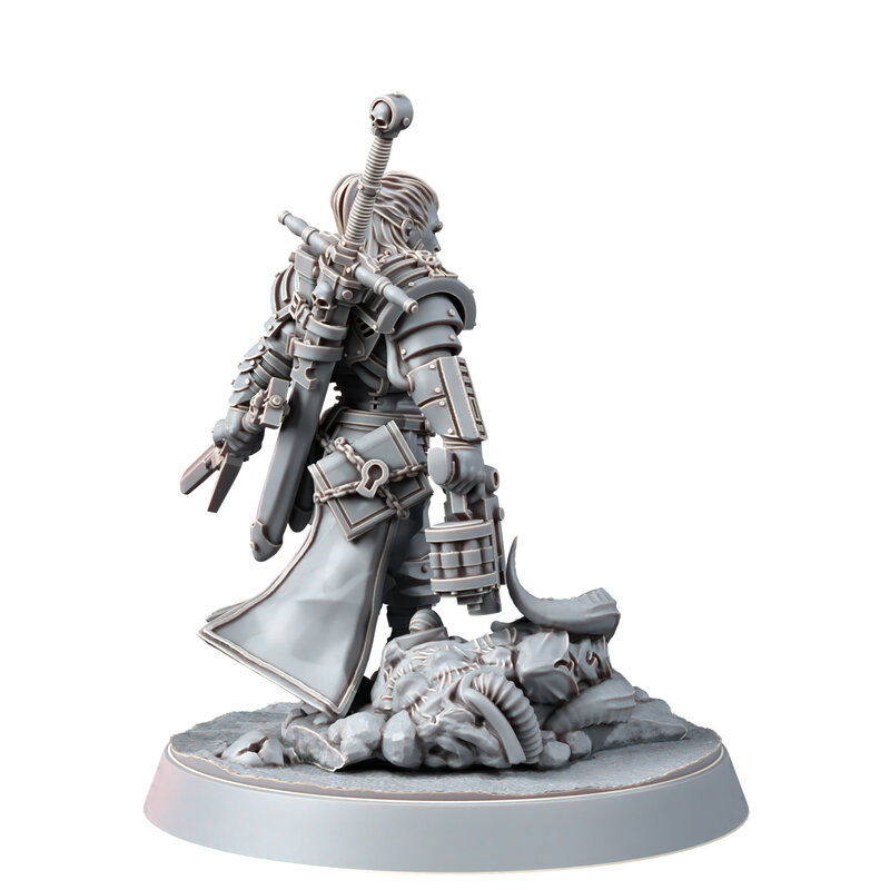 Miniature Model Kits Unpainted Wargame Exclusive IMPERIAL WITCH HUNTER
