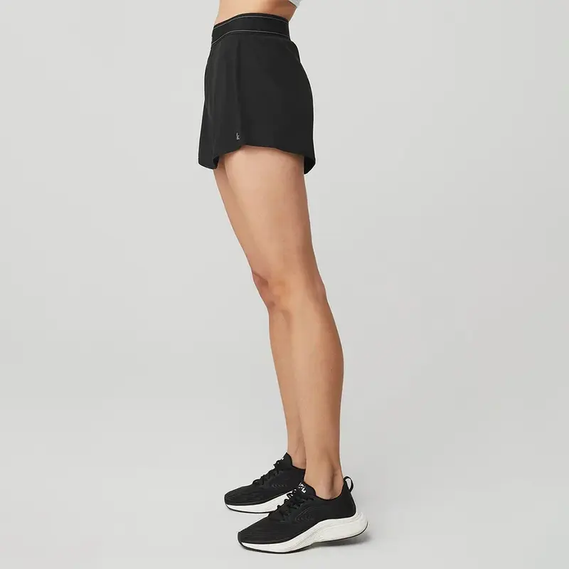 LO gaun olahraga Yoga, gaun tenis Yoga rok pendek Yoga nyaman Anti-slip telanjang Cepat Kering bernapas kasual dengan saku