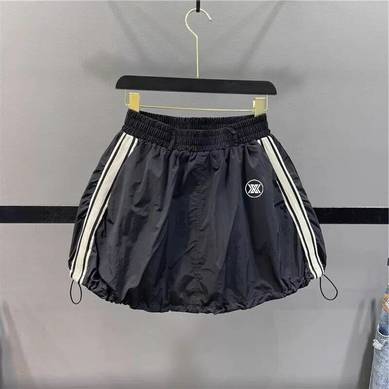 Женская короткая юбка с трапециевидным вырезом, летняя новая Корейская мини-юбка для гольфа, роскошная Спортивная мини-юбка для гольфа, 2024
