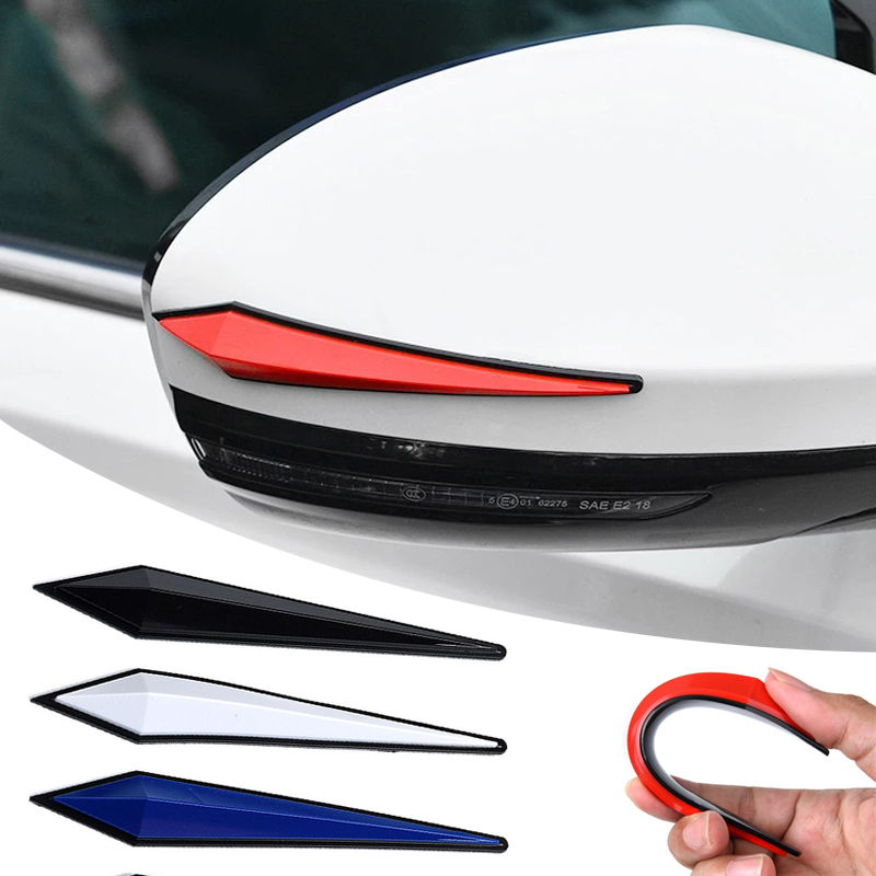 Samochód Antis-zabezpieczenie przed zarysowaniem naklejka karoseria zderzak przeciw pasek zderzeniowy gumowa ochrona zewnętrzne lusterko wsteczne osłona krawędzi