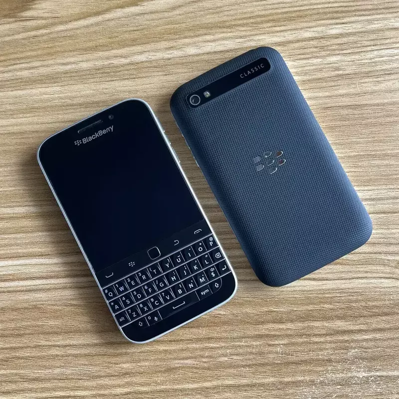 Original entsperrt blackberry classic q20 4g lte mobile 8mp wifi 3.5 "16gb rom 2gb ram qwerty bluetooth handy smartphone bar