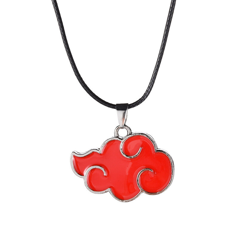 29 أنواع أنيمي ناروتو قلادة الأحمر سحابة قلادة Narutos أنيمي تأثيري اكسسوارات المفاتيح الكرتون مجوهرات اللعب هدية