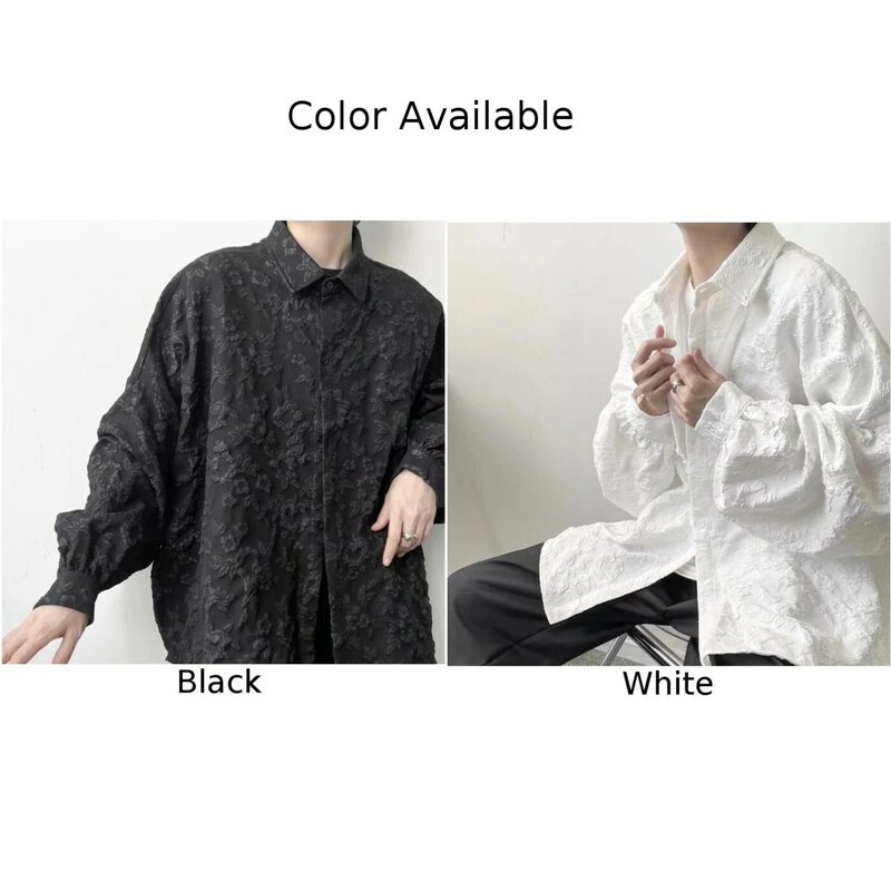 Рубашка мужская для отдыха, дышащая быстросохнущая блузка в японском стиле, с лацканами, свободного покроя, однотонная винтажная, для отдыха